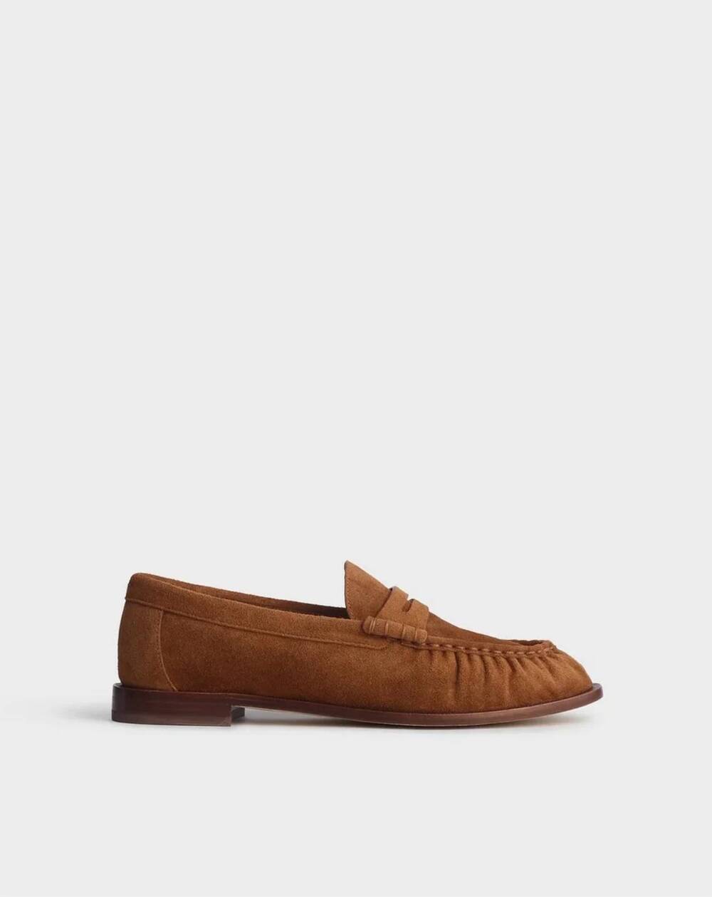 NEW RAG & BONE women's lexi italian loafers in umber suede
